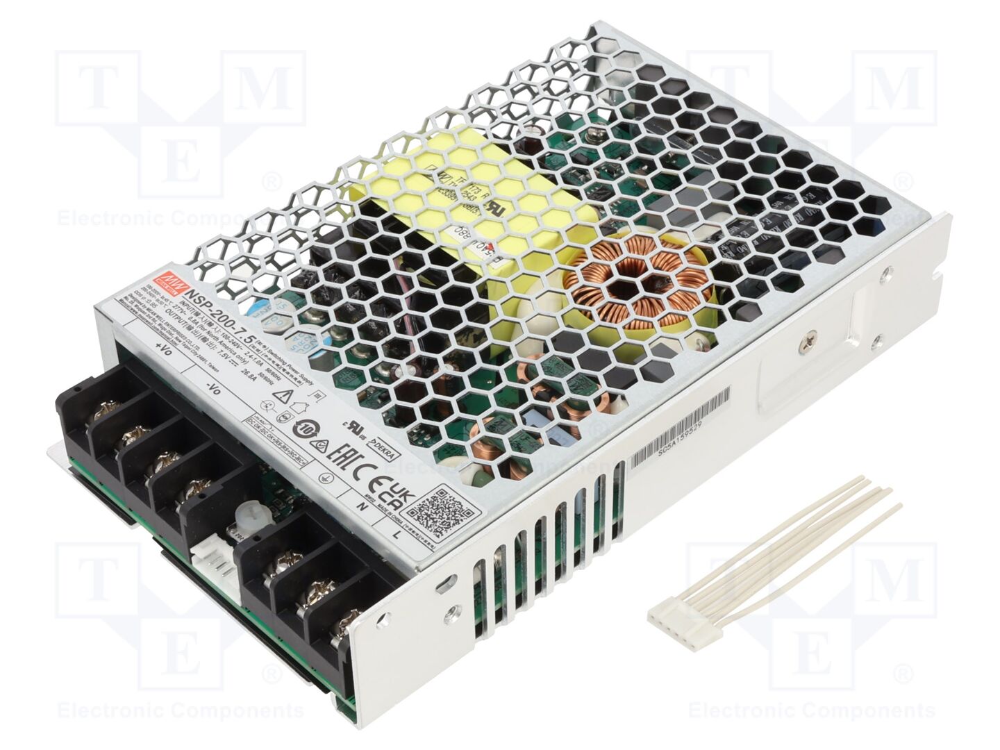 MEAN WELL NSP-200-7.5 Sisäänrakennettu kytkentävirtalähde 200W 7.5VDC