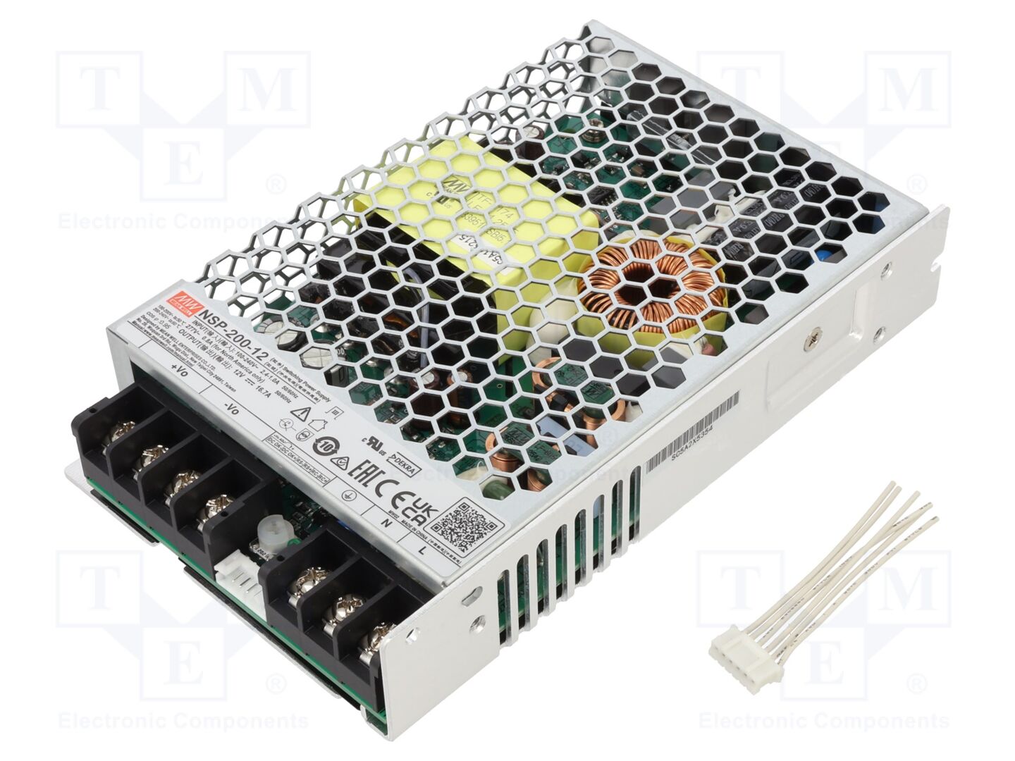 MEAN WELL NSP-200-48 Sisäänrakennettu kytkentävirtalähde 200W 48VDC