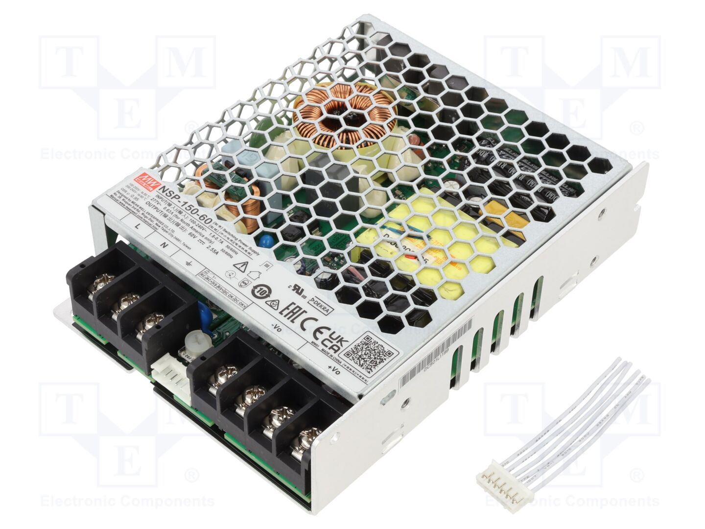 MEAN WELL NSP-150-60 Sisäänrakennettu kytkentävirtalähde 150W 60VDC