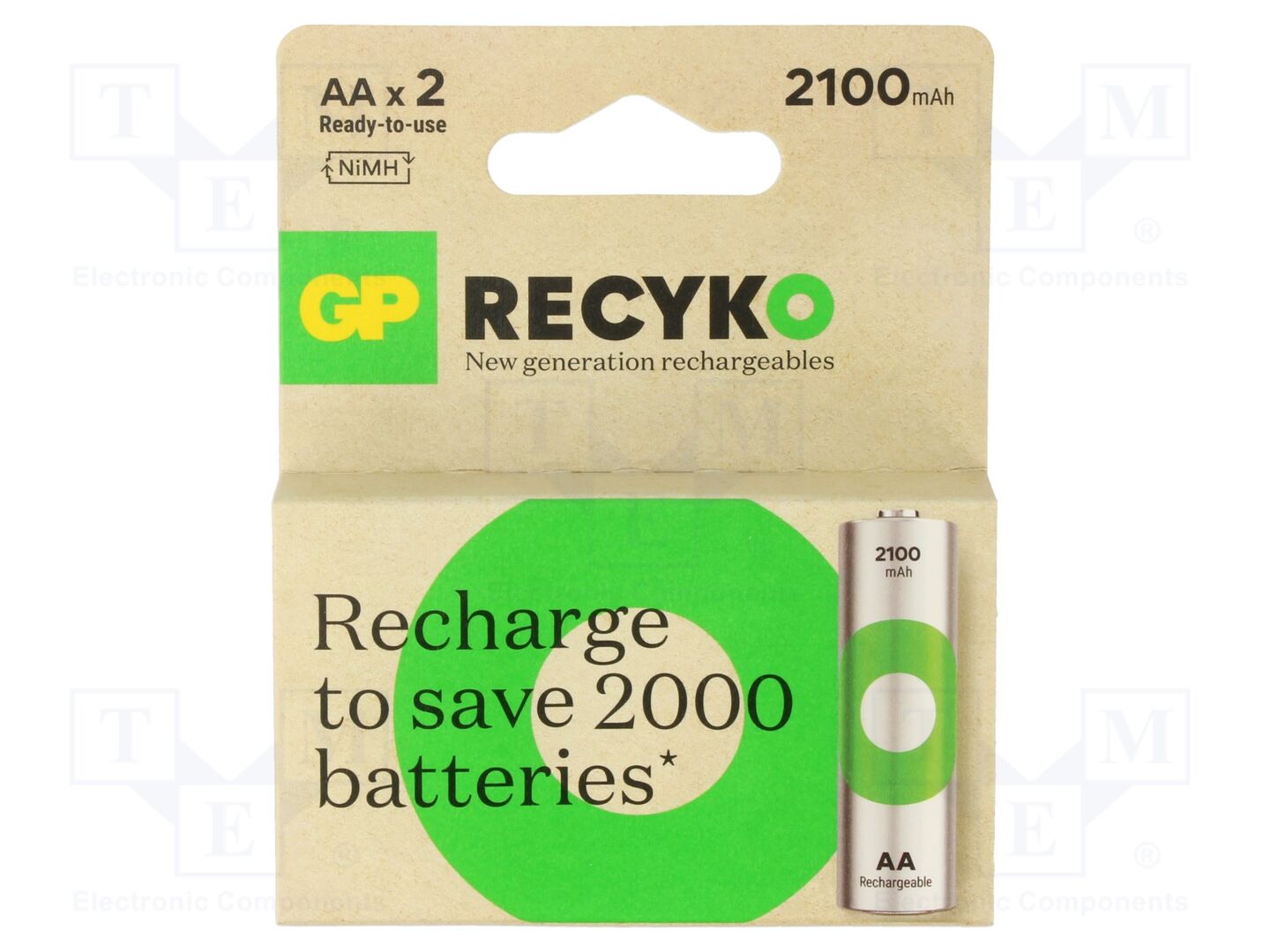 GP ACCU-R6/2100REGPB2 Ladattava akku 2100mAh