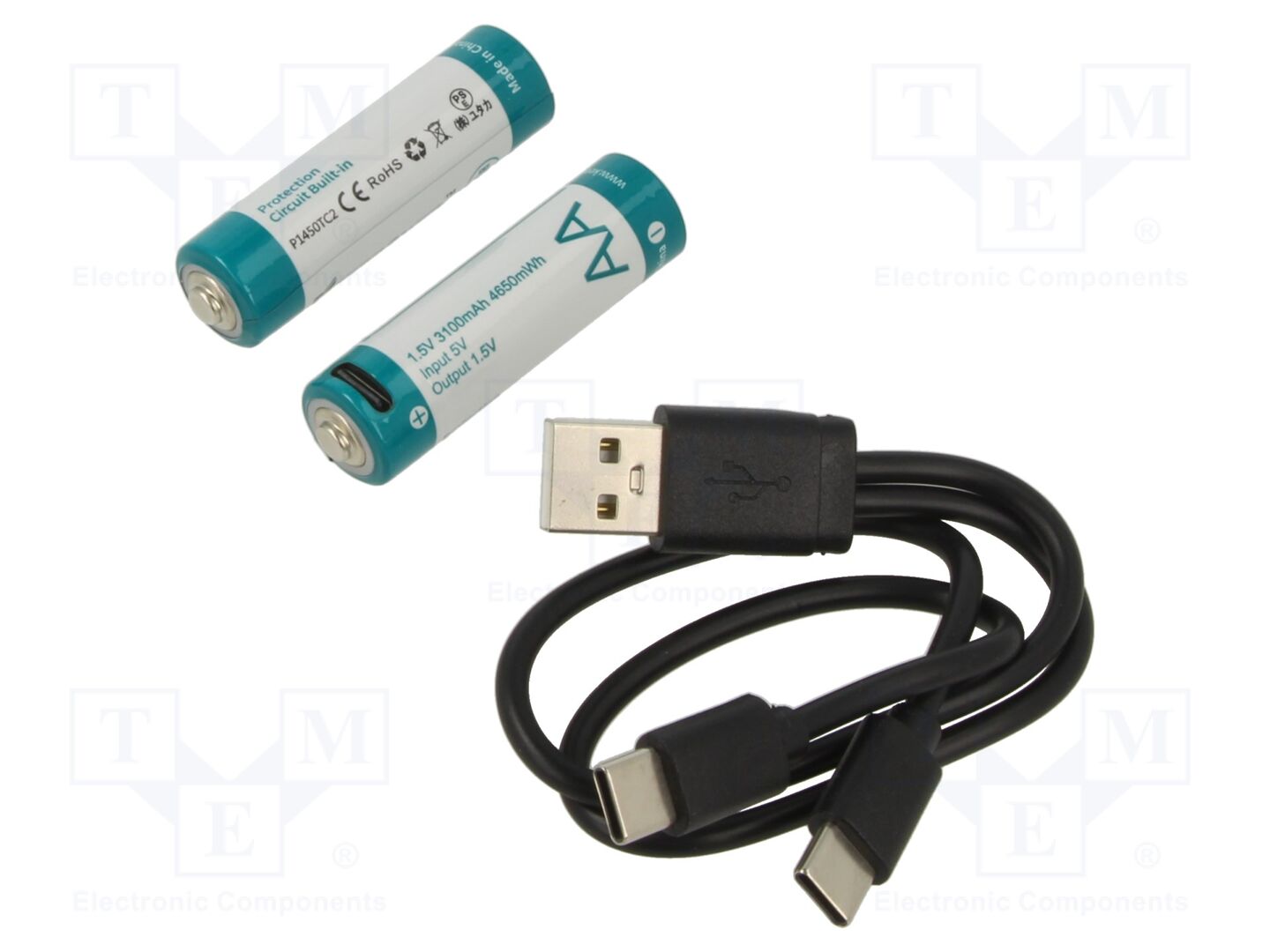 KEEPPOWER ICR14500-310PCMUSB Ladattava akku 1.5V