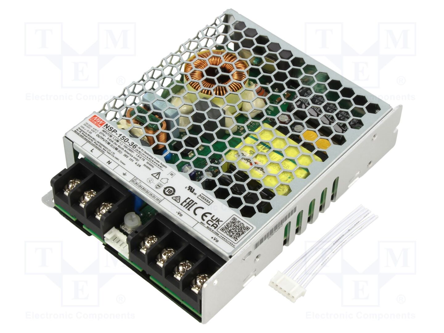 MEAN WELL NSP-150-36 Kytkinmuuntaja 150W 36VDC DIN-kiskoon
