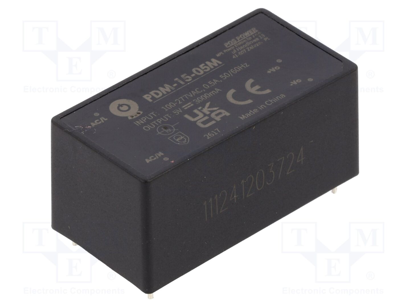 POS PDM-15-05M AC/DC-muunnin 15W