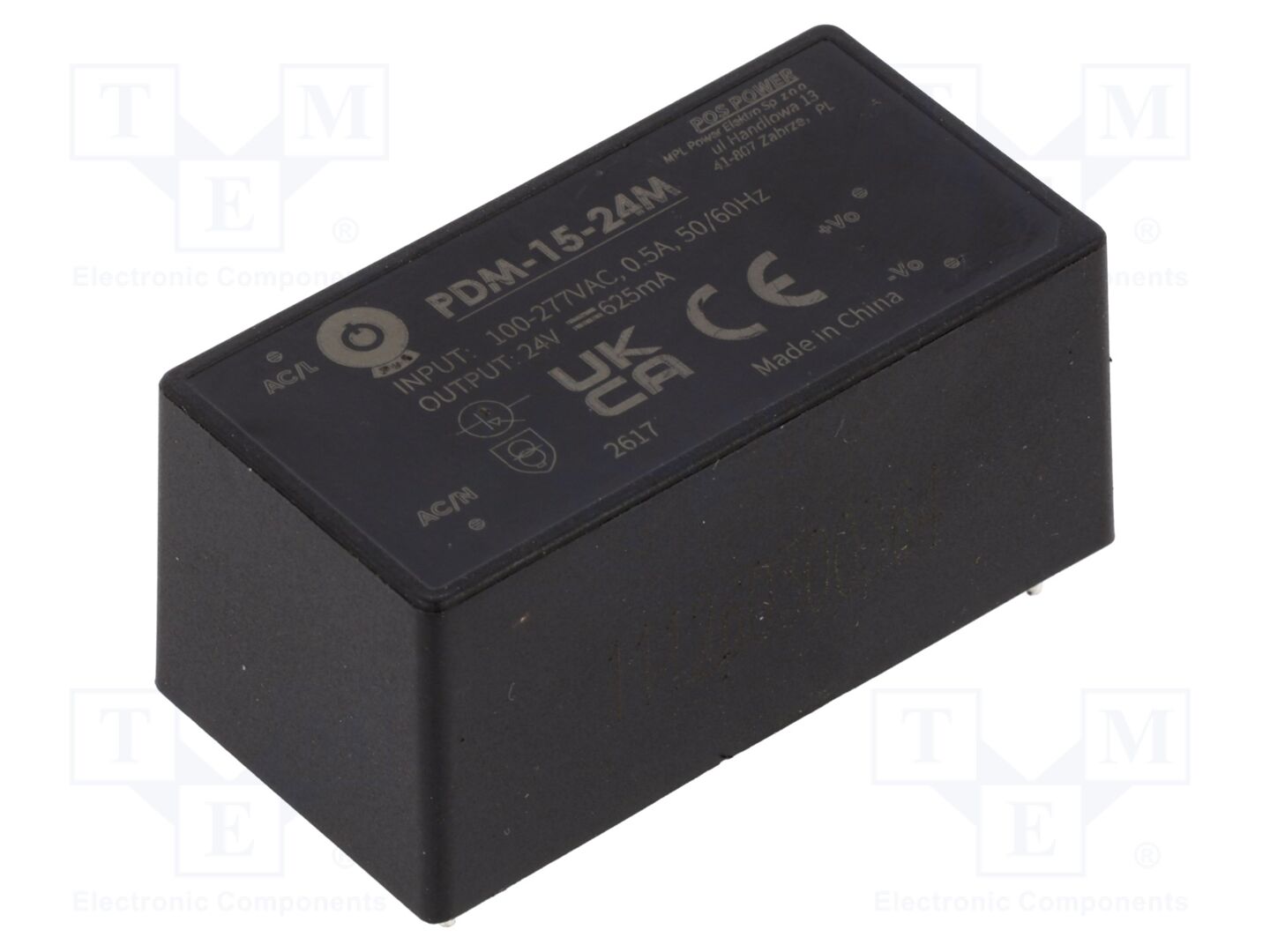 POS PDM-15-24M AC/DC-muunnin 15W