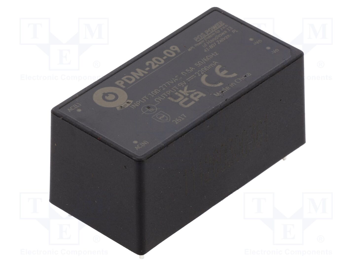 POS PDM-20-09 AC/DC-muunnin 20W