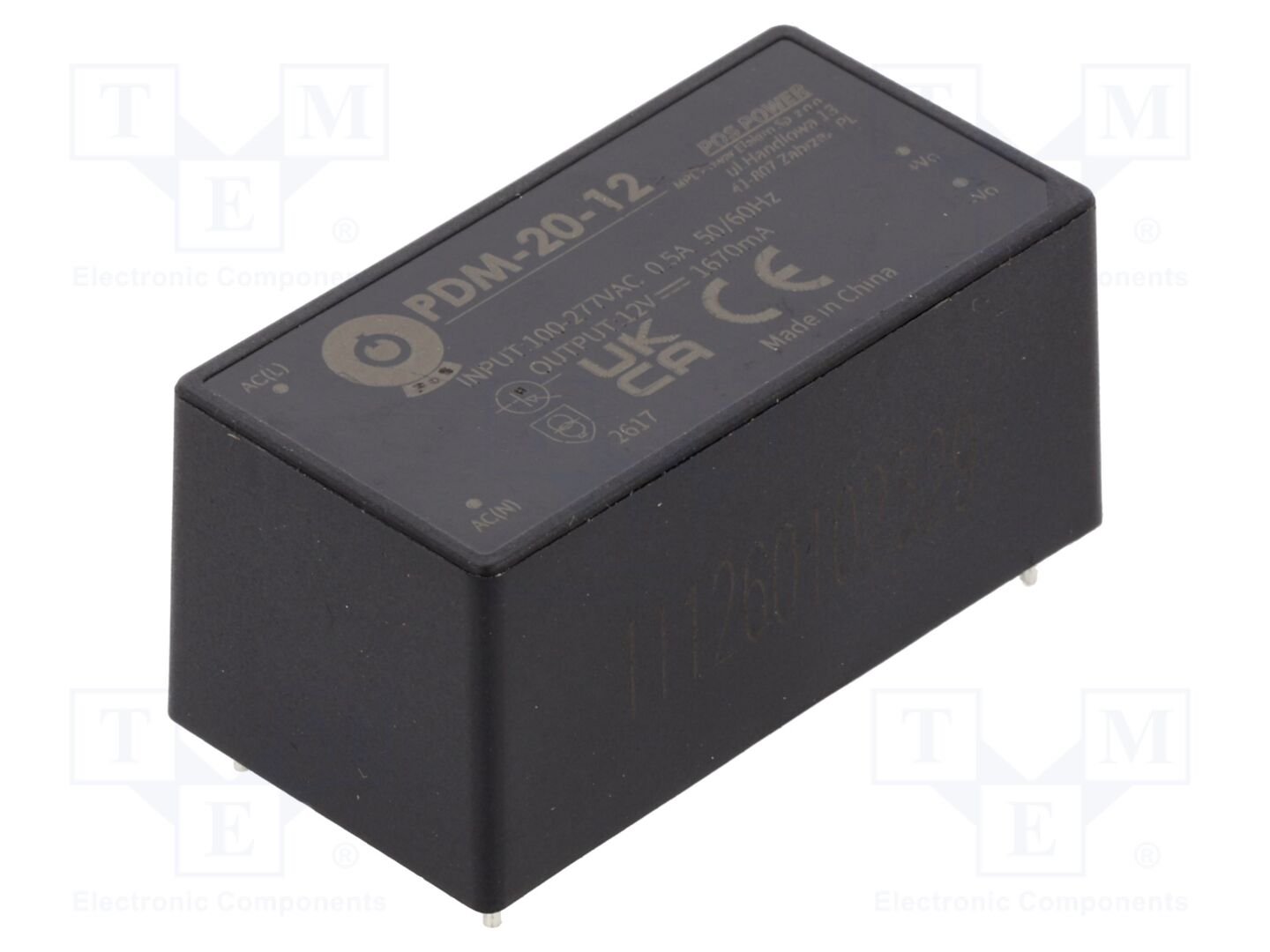 POS PDM-20-12 AC/DC-muunnin 20W
