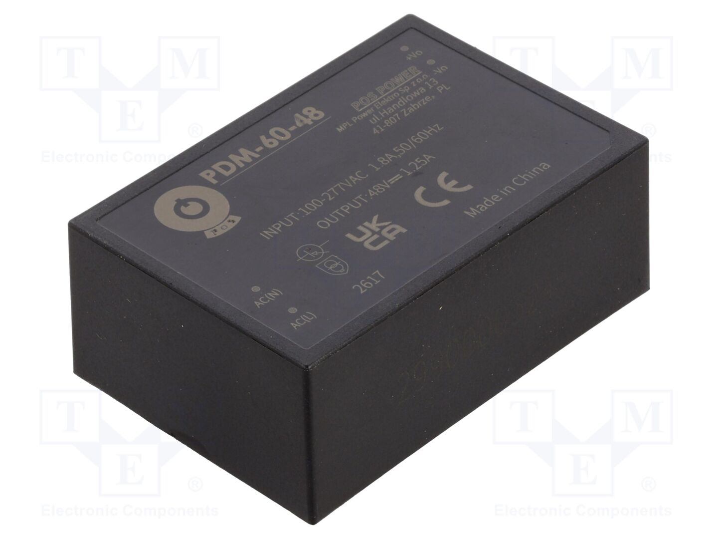 POS PDM-60-48 AC/DC-muunnin 60W