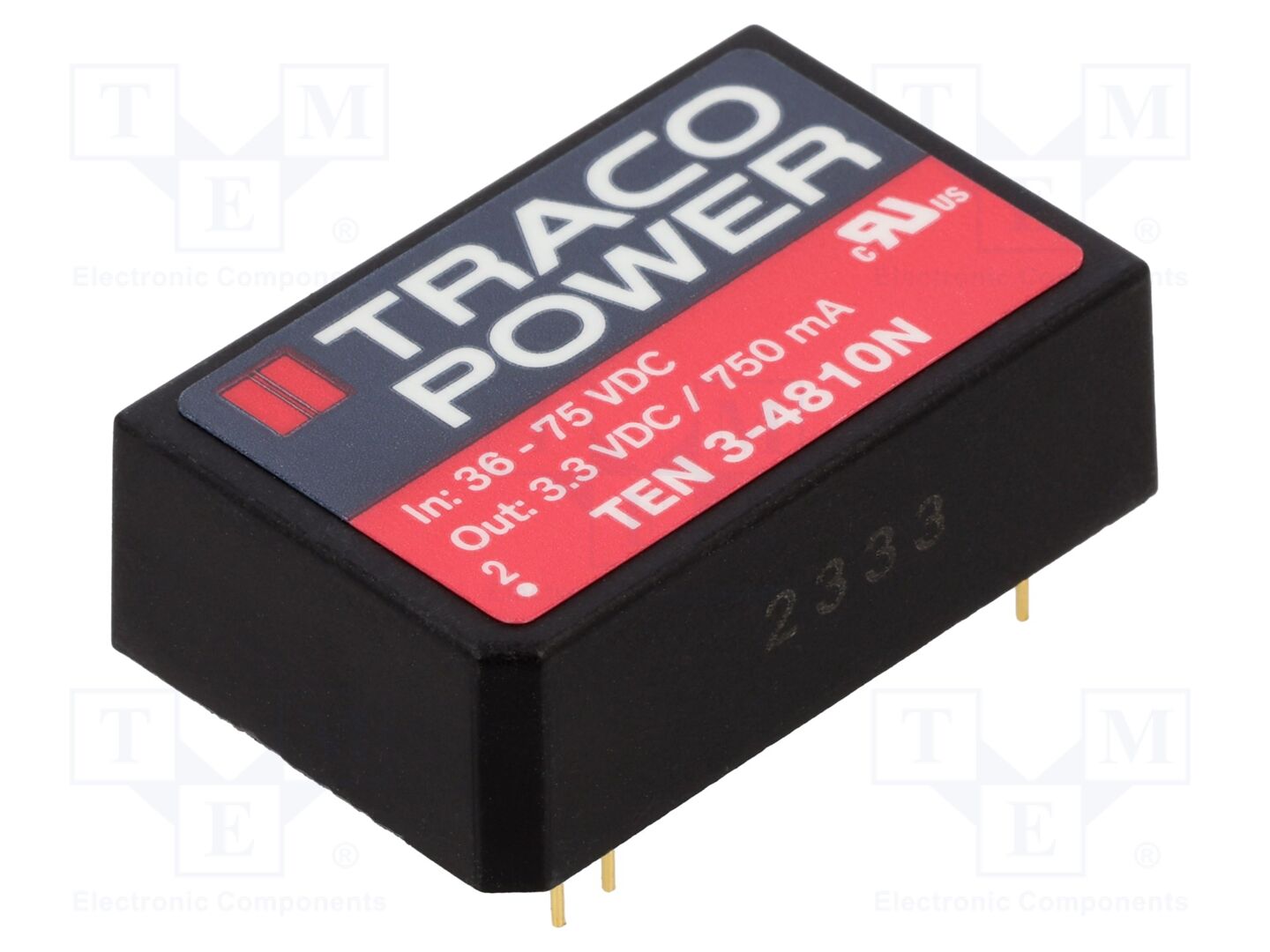 TRACO POWER TEN3-4810N DC/DC-muunnin 3W