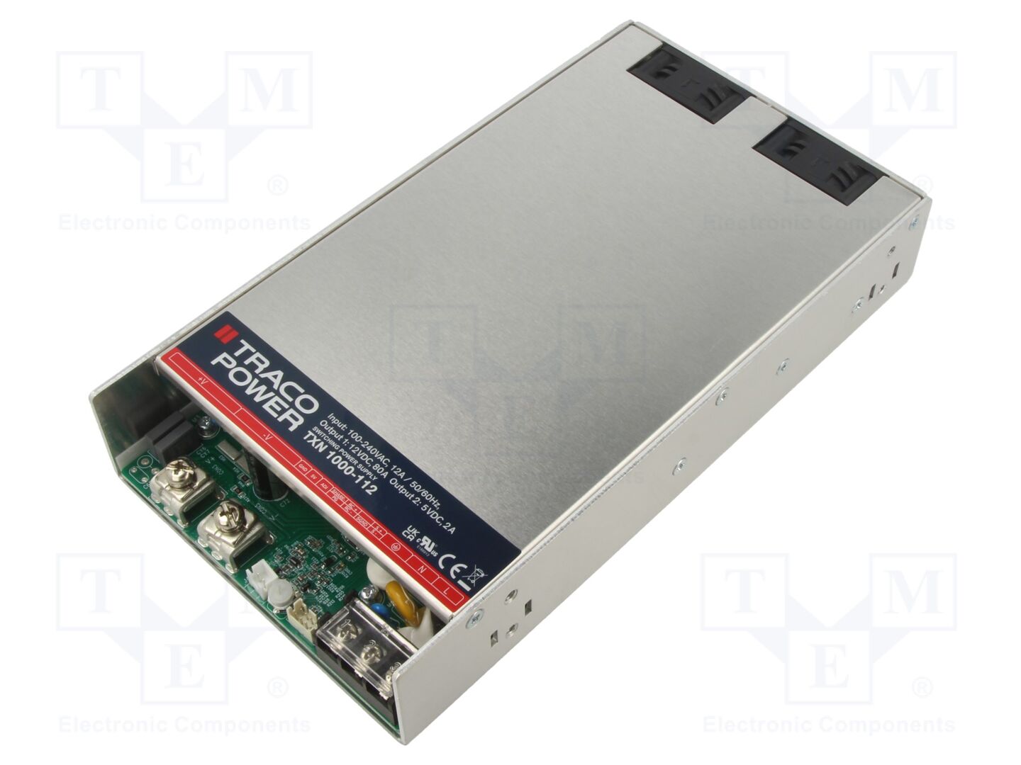 TRACO POWER TXN1000-112 Kytkinlähde AC/DC 960W 12V 80A