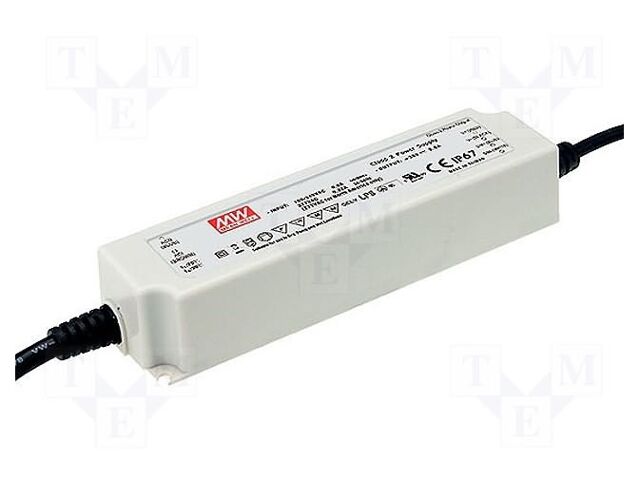 MEAN WELL LPF-60-24 LED-verkkolaite 60W 24VDC 2.5A