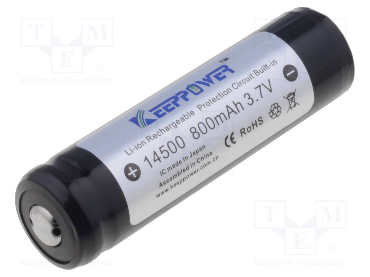 KEEPPOWER ACCU-ICR14500 Ladattava akku Li-Ion 3.7V