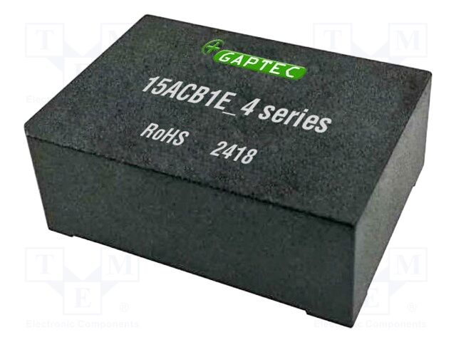 GAPTEC Electronic 15ACB1E-12S4 AC/DC-muunnin 15W