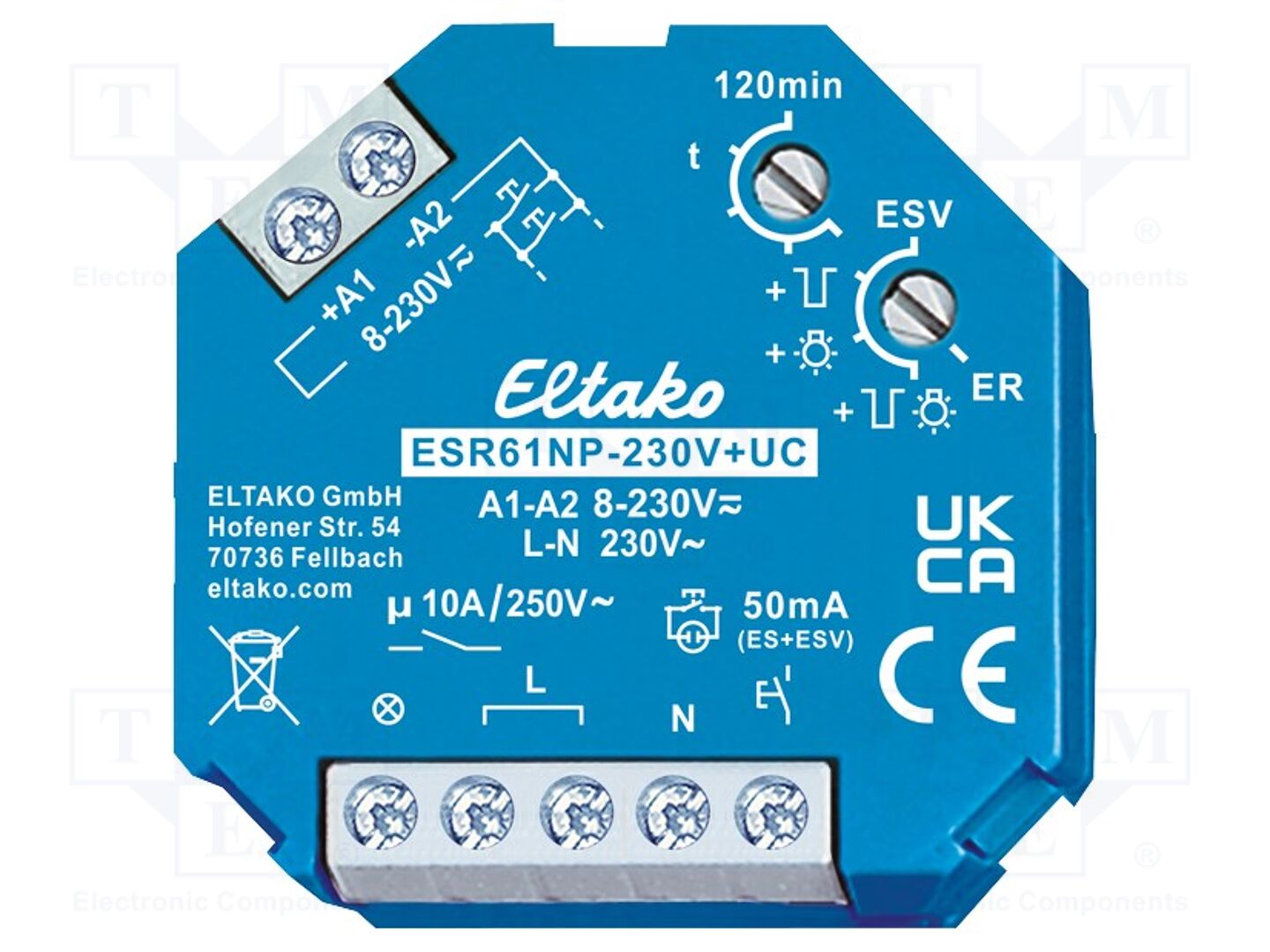 ELTAKO GMBH 61100001 Asennusrele 230V
