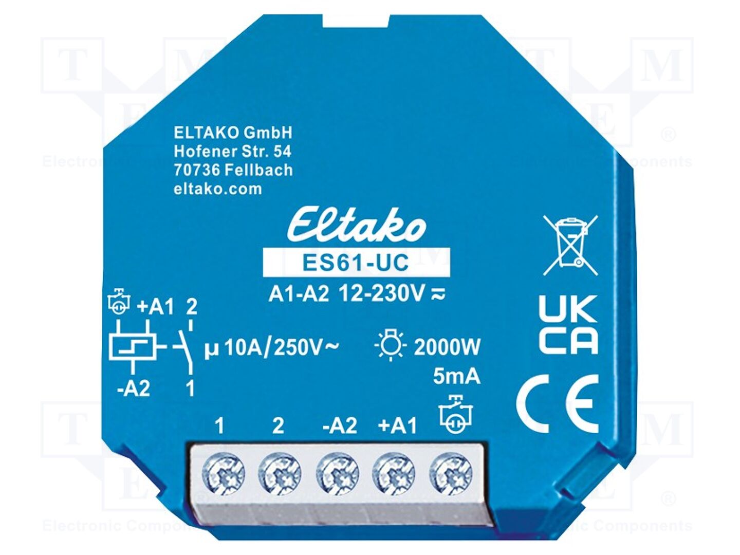ELTAKO GMBH 61100501 Asennusrele bistabiili