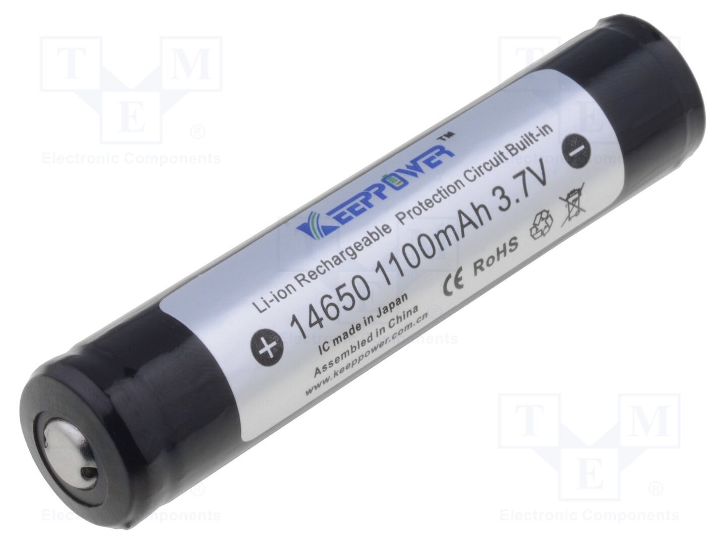 KEEPPOWER ACCU-ICR14650 Ladattava akku Li-Ion 3.7V 1000mAh