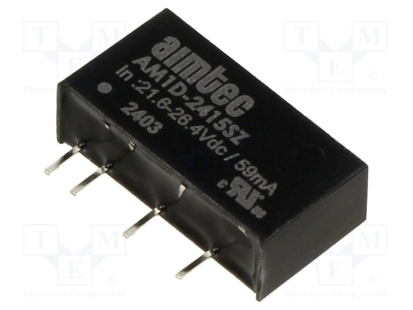AIMTEC AM1D-2415SZ DC/DC-muunnin 1W, 24V/15V