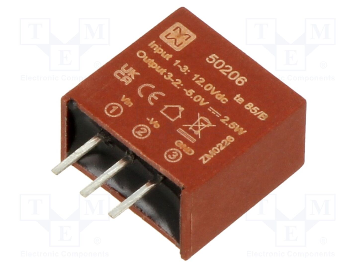 MYRRA 50206 DC/DC-muunnin 2,5W, 8-36VDC/-5VDC (50 kpl erä)
