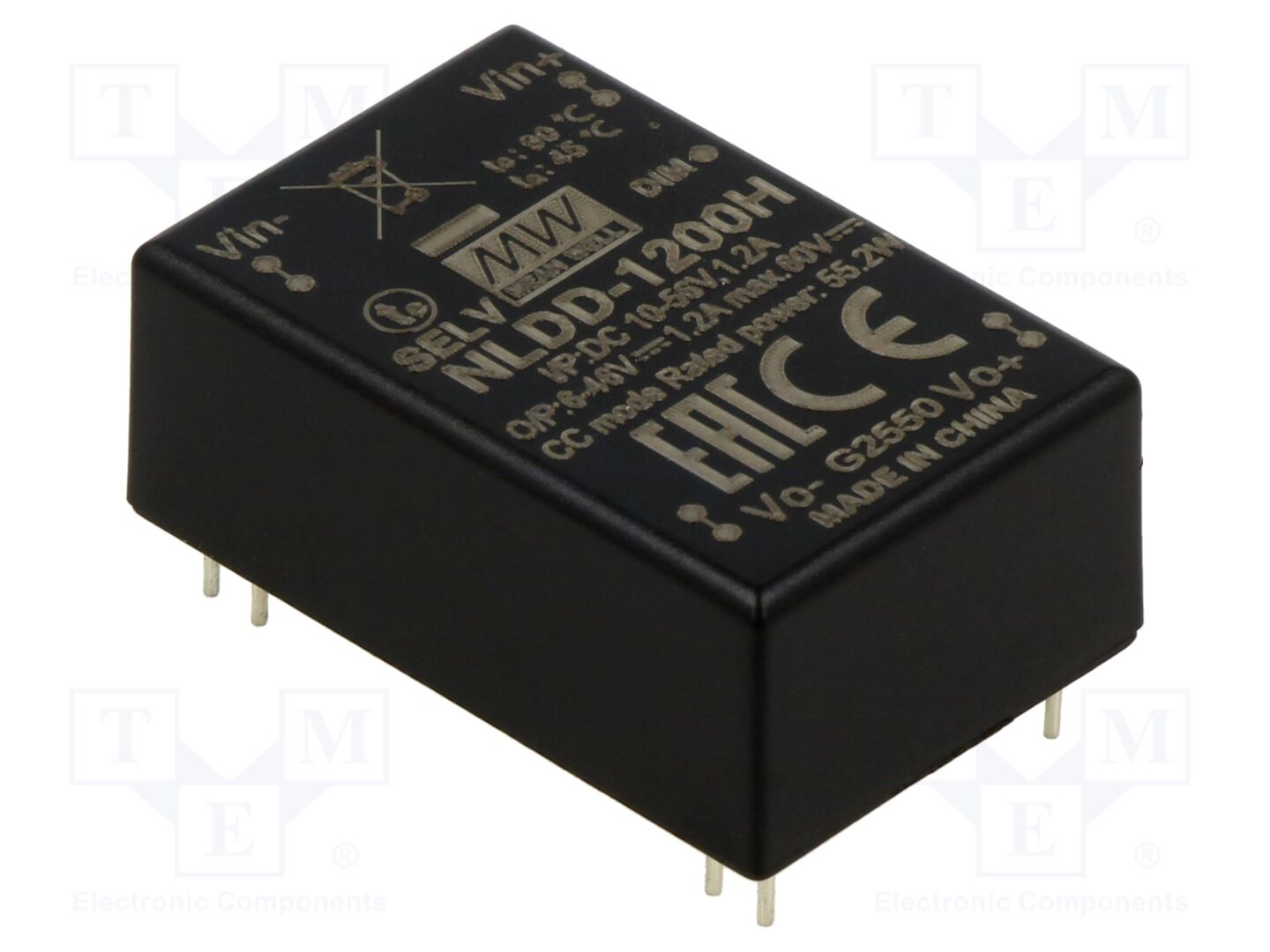 MEAN WELL NLDD-1200H DC/DC-muunnin 1200mA
