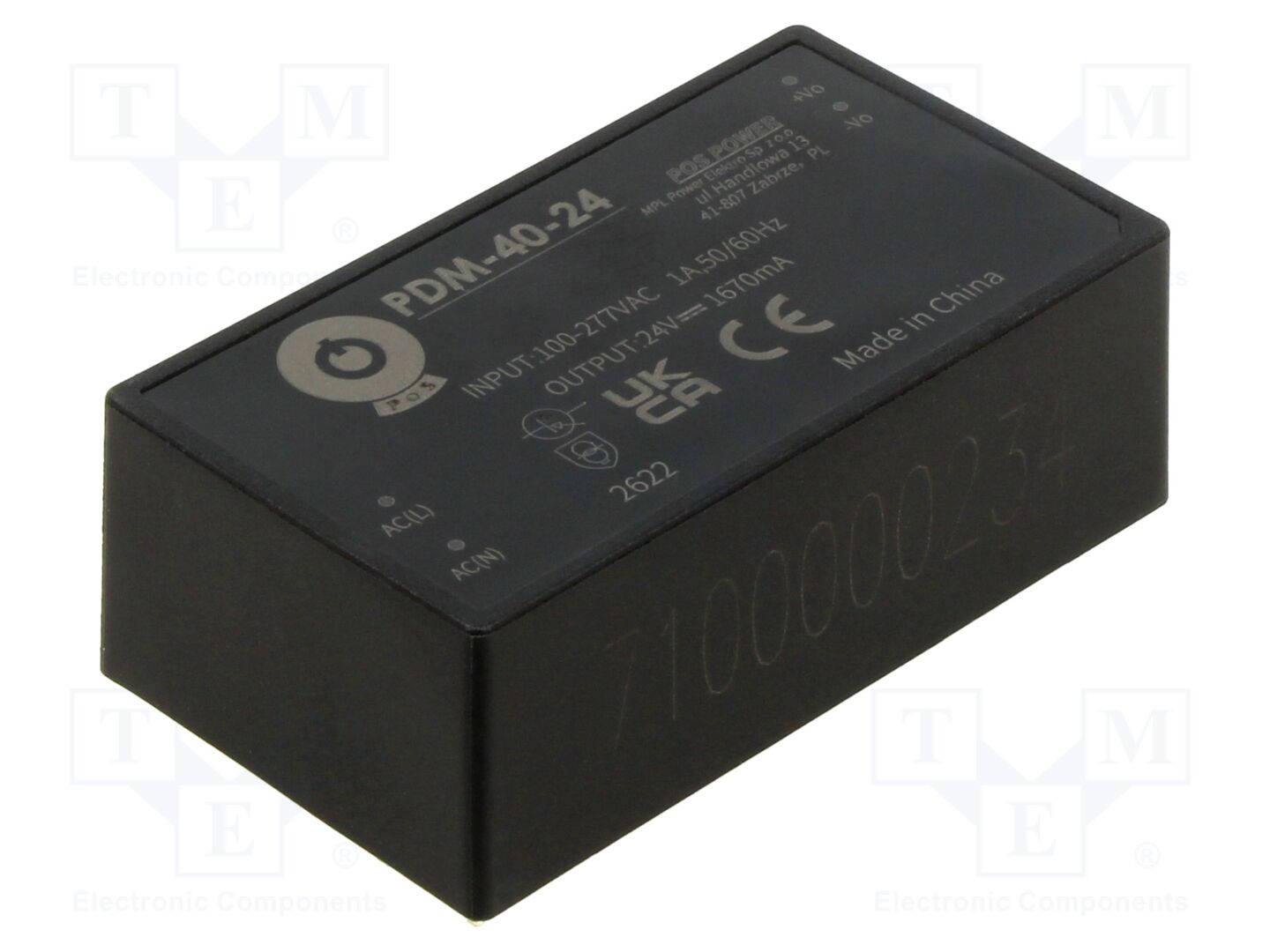 POS PDM-40-24 AC/DC-muunnin 40W