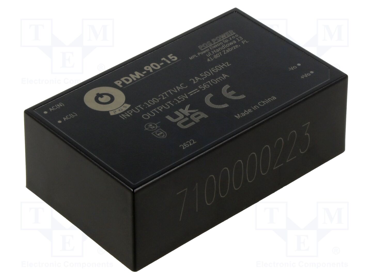 POS PDM-90-15 AC/DC-muunnin 85.05W