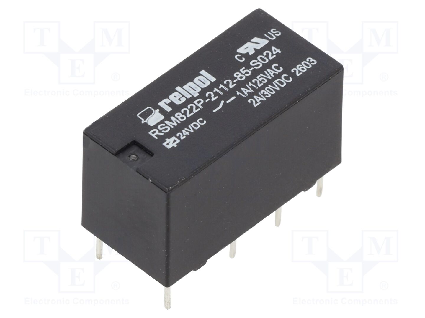 RELPOL RSMS22P211285S024 Sähkömagneettinen rele 24VDC (50 kpl erä)
