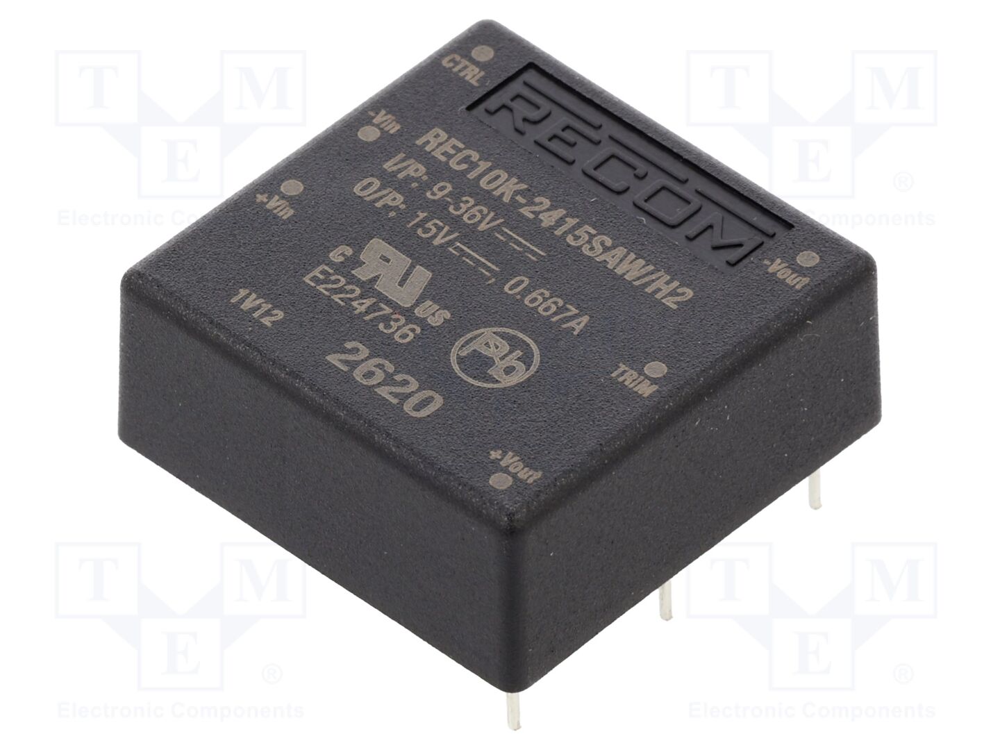 RECOM REC10K-2415SAW/H2 DC/DC-muunnin 10W