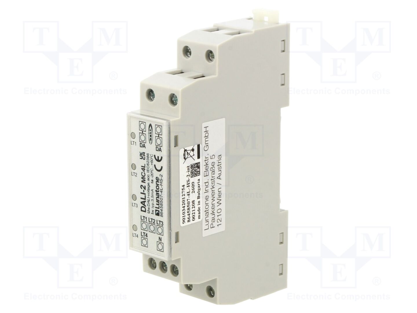 Lunatone 86458507-4LHS2INT DALI-2 MC4L DIN RAIL Teholähde 17.5x98x56.4mm