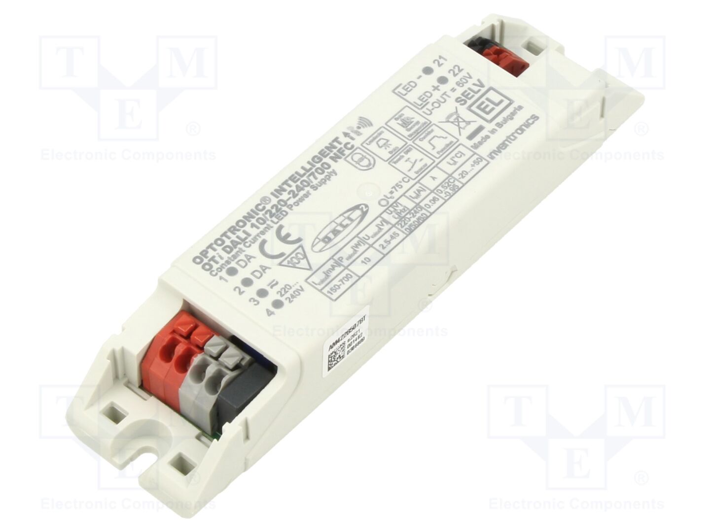 INVENTRONICS OTI DALI 10/220-240/700 NFC LED-teholähde 10W