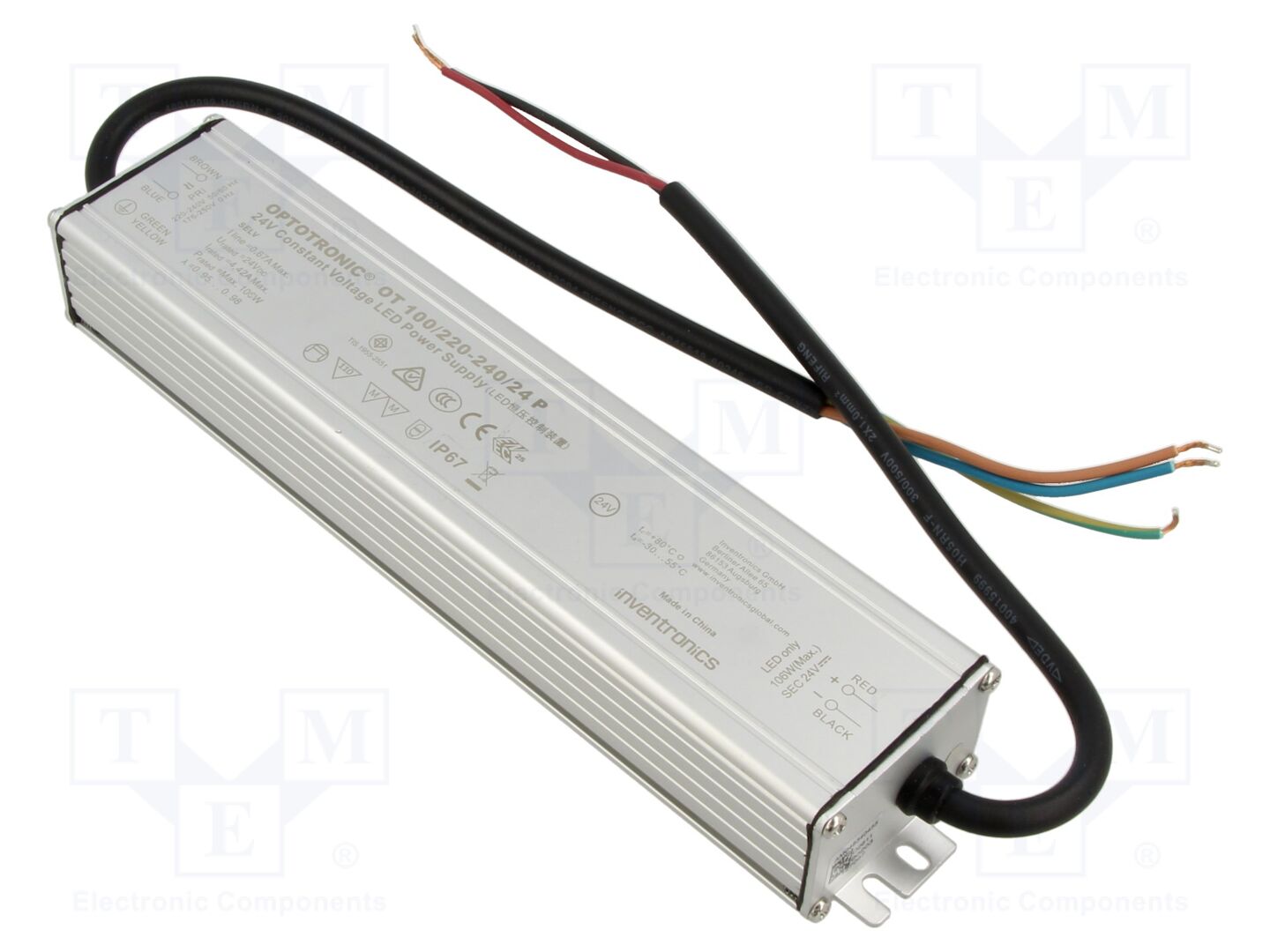 INVENTRONICS OT 100/220-240/24 P LED-virtalähde 100W