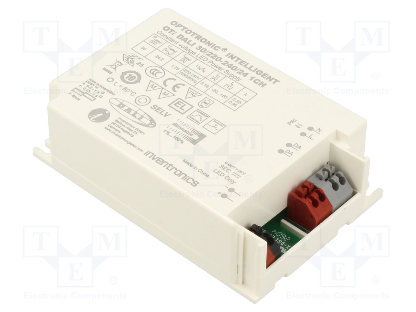 INVENTRONICS OTI DALI 30/220-240/24 1CH LED-teholähde 30W
