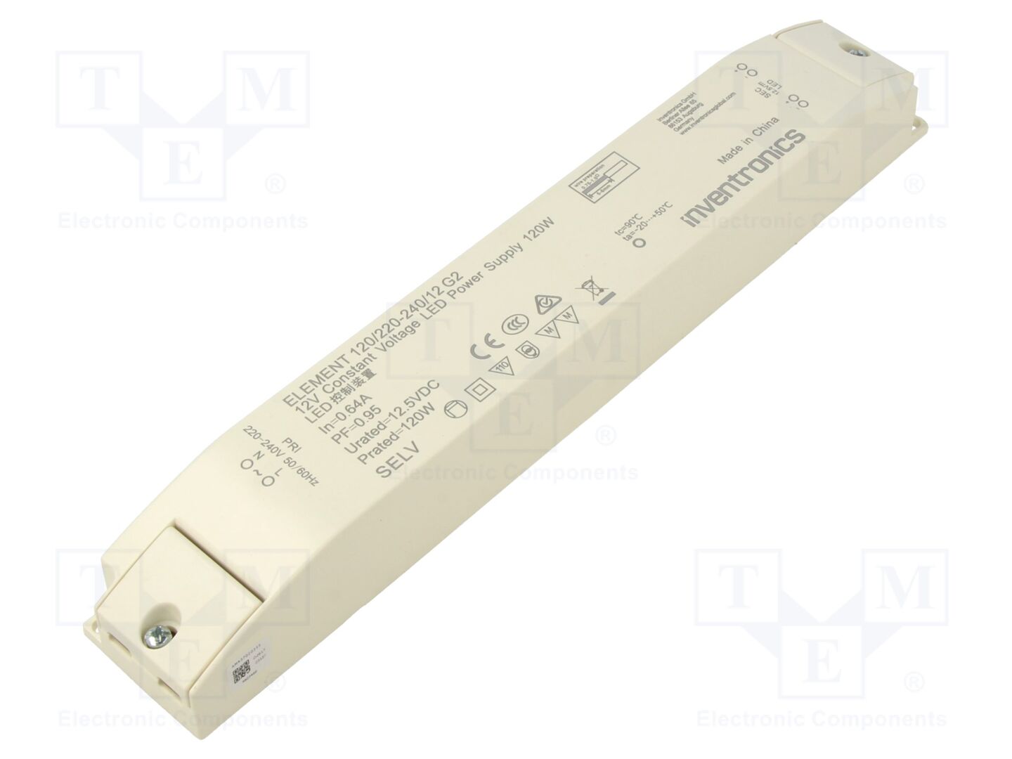 INVENTRONICS ELEMENT 120/220-240/12 G2 LED-virtalähde 120W