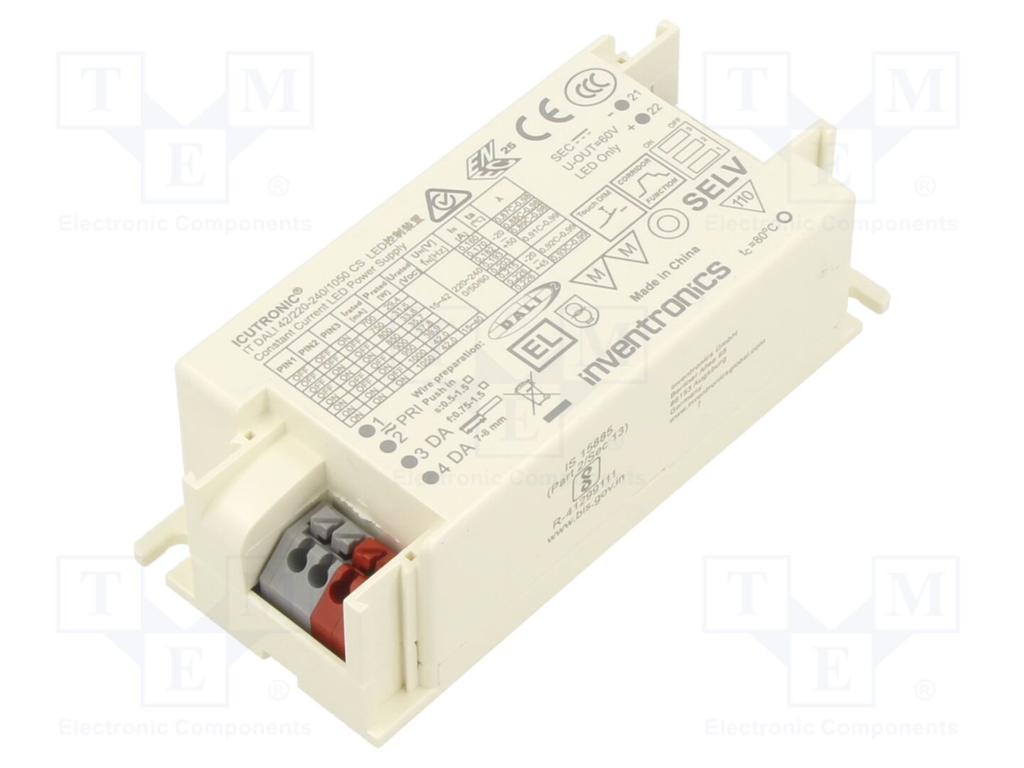 INVENTRONICS IT DALI 42/220-240/1050 CS LED-virtalähde 42W