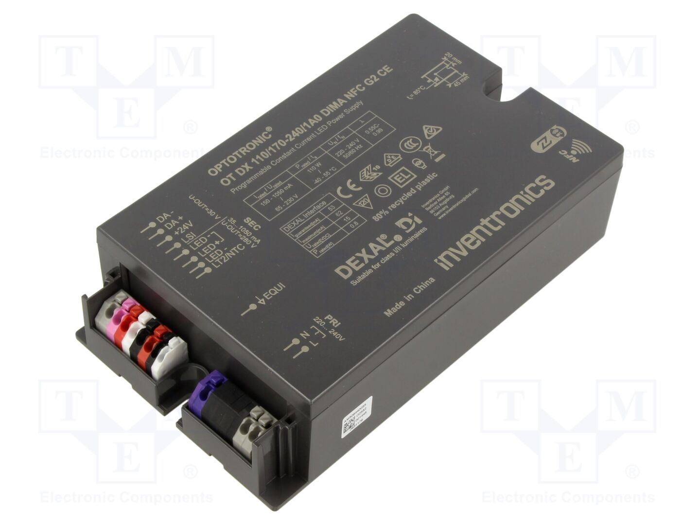 INVENTRONICS OT DX 110/170-240/1A0 DIMA NFC G2 CE LED-virtalähde 110W