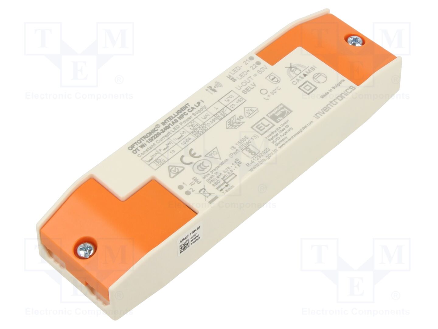 INVENTRONICS OT WI 15/220-240/1A0 NFC CA LP I LED-virtalähde 18W