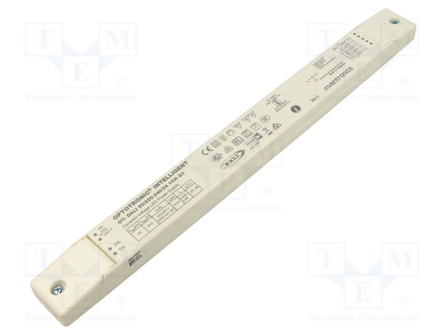 INVENTRONICS OTI DALI 50/220-240/24 1CH G3 LED-teholähde 50W