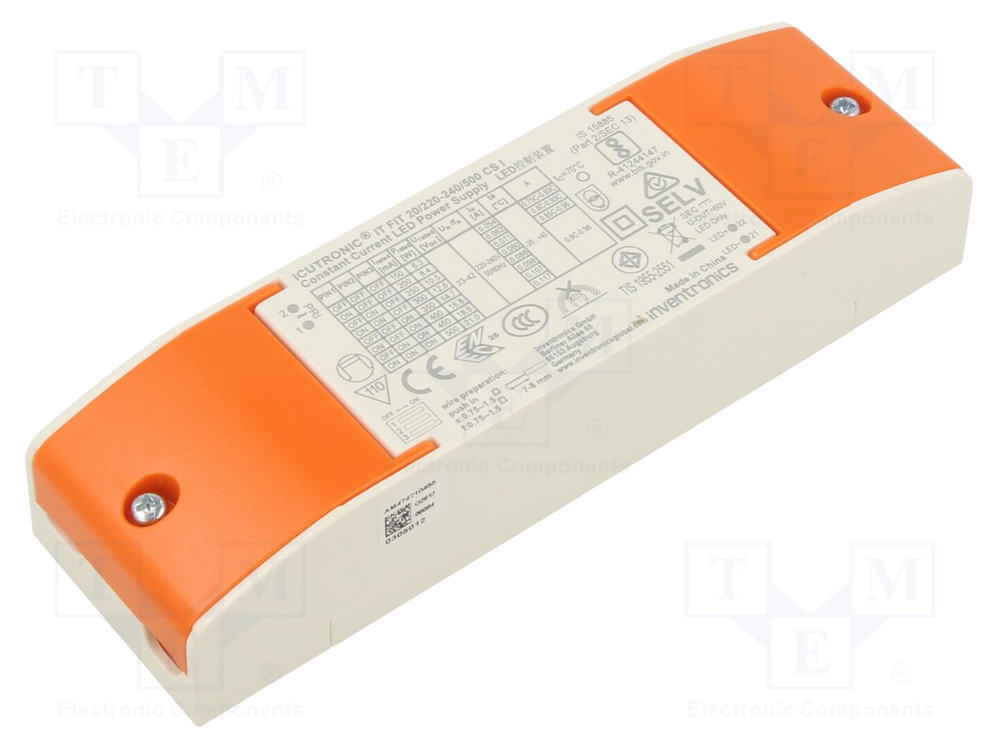 INVENTRONICS IT FIT 20/220-240/500 CS I LED-virtalähde 21W