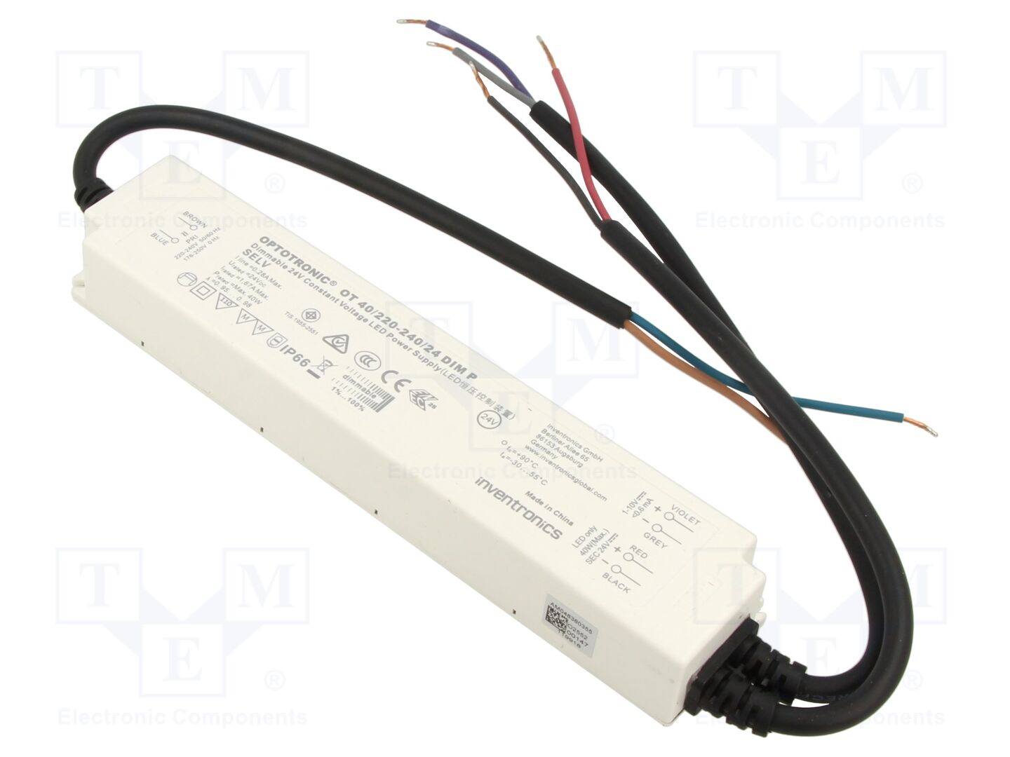 INVENTRONICS OT 40/220-240/24 DIM P LED-virtalähde 40W