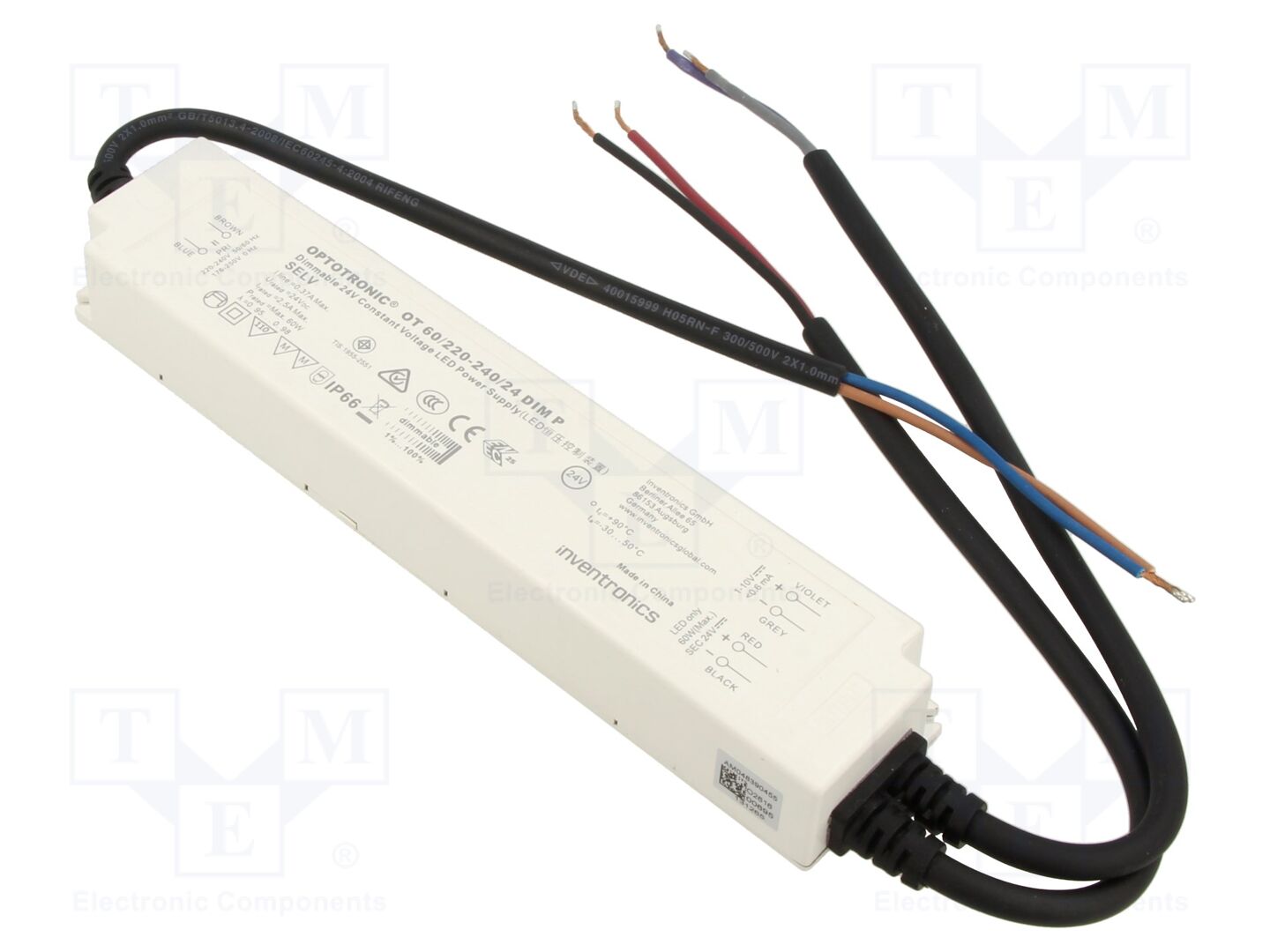 INVENTRONICS OT 60/220-240/24 DIM P LED-virtalähde 60W