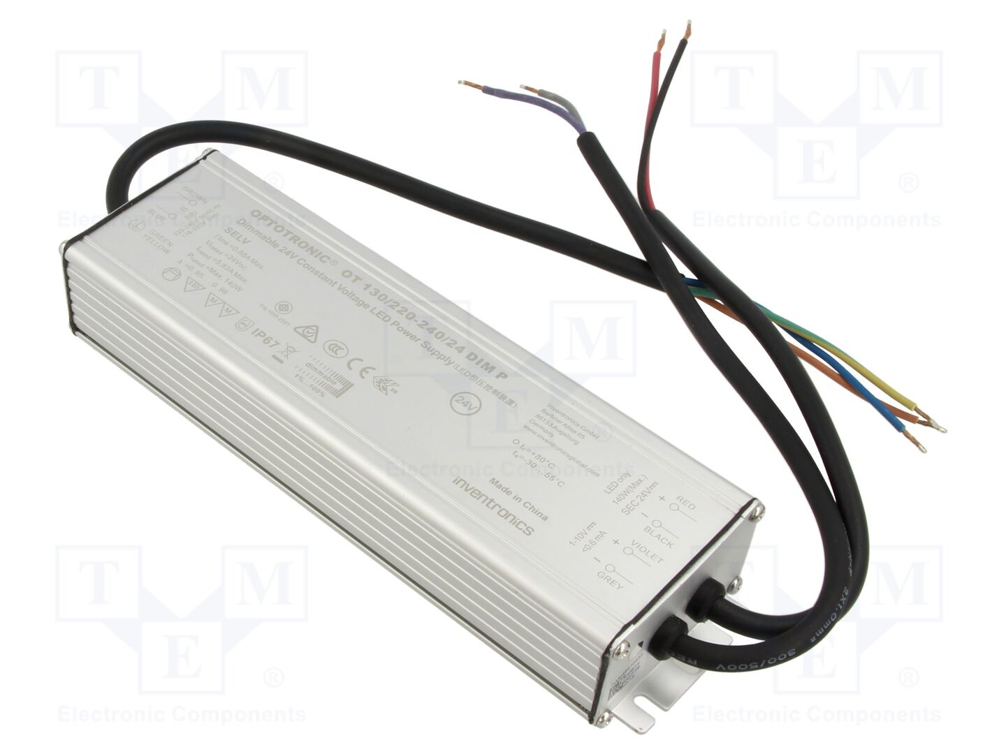 INVENTRONICS OT 130/220-240/24 DIM P LED-virtalähde 130W