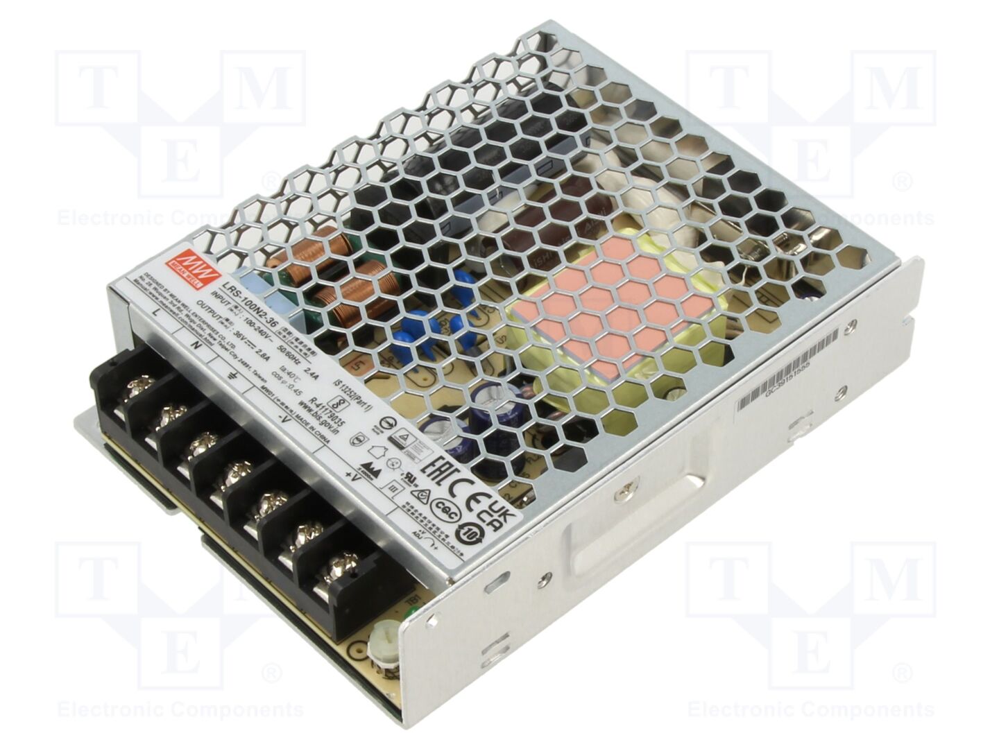 MEAN WELL LRS-100N2-36 Teholähde 100W