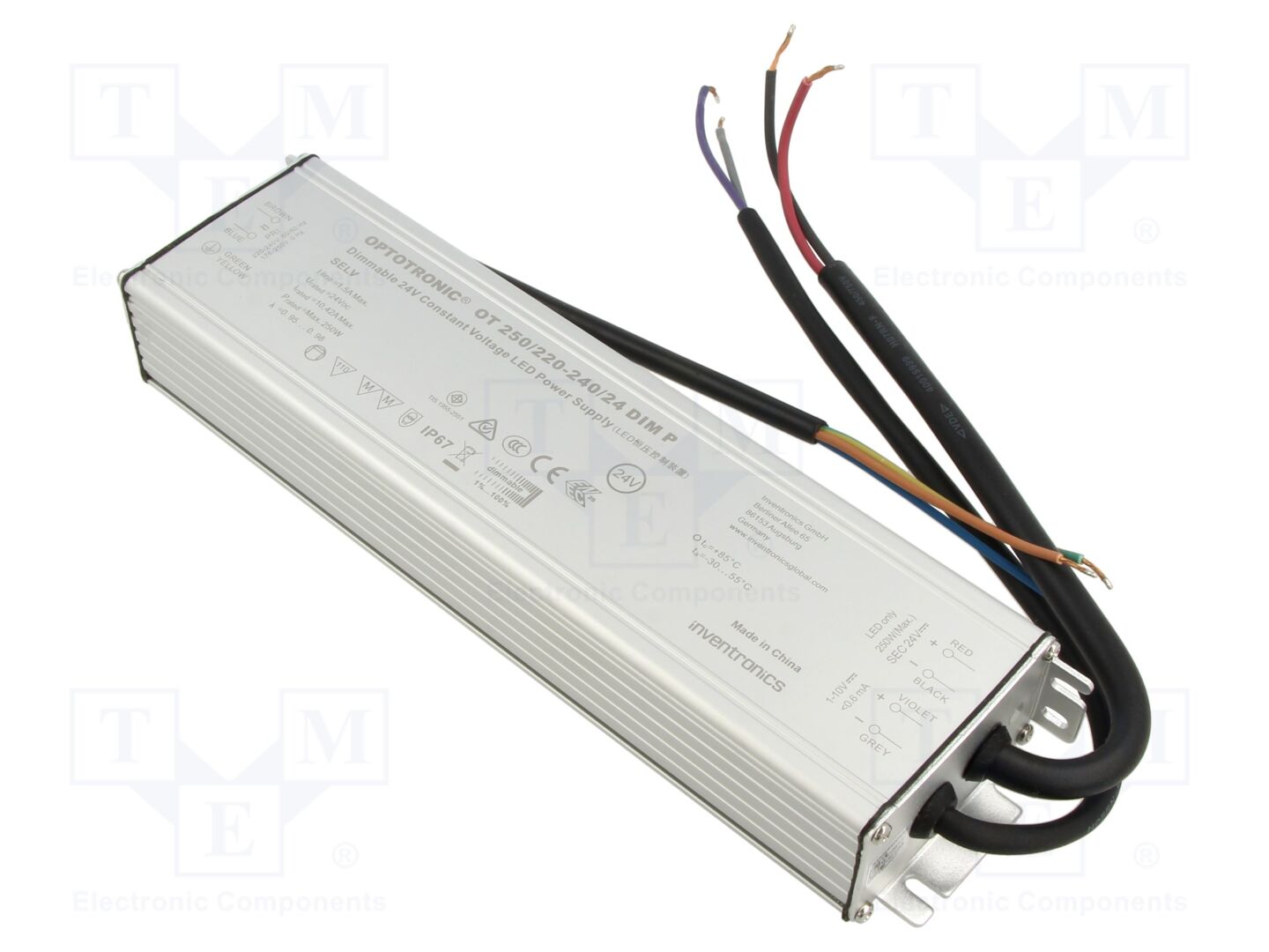 INVENTRONICS OT 250/220-240/24 DIM P LED-virtalähde 250W