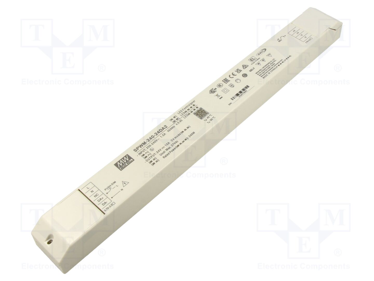 MEAN WELL SPWM-240-24DA2 LED-teholähde 240W