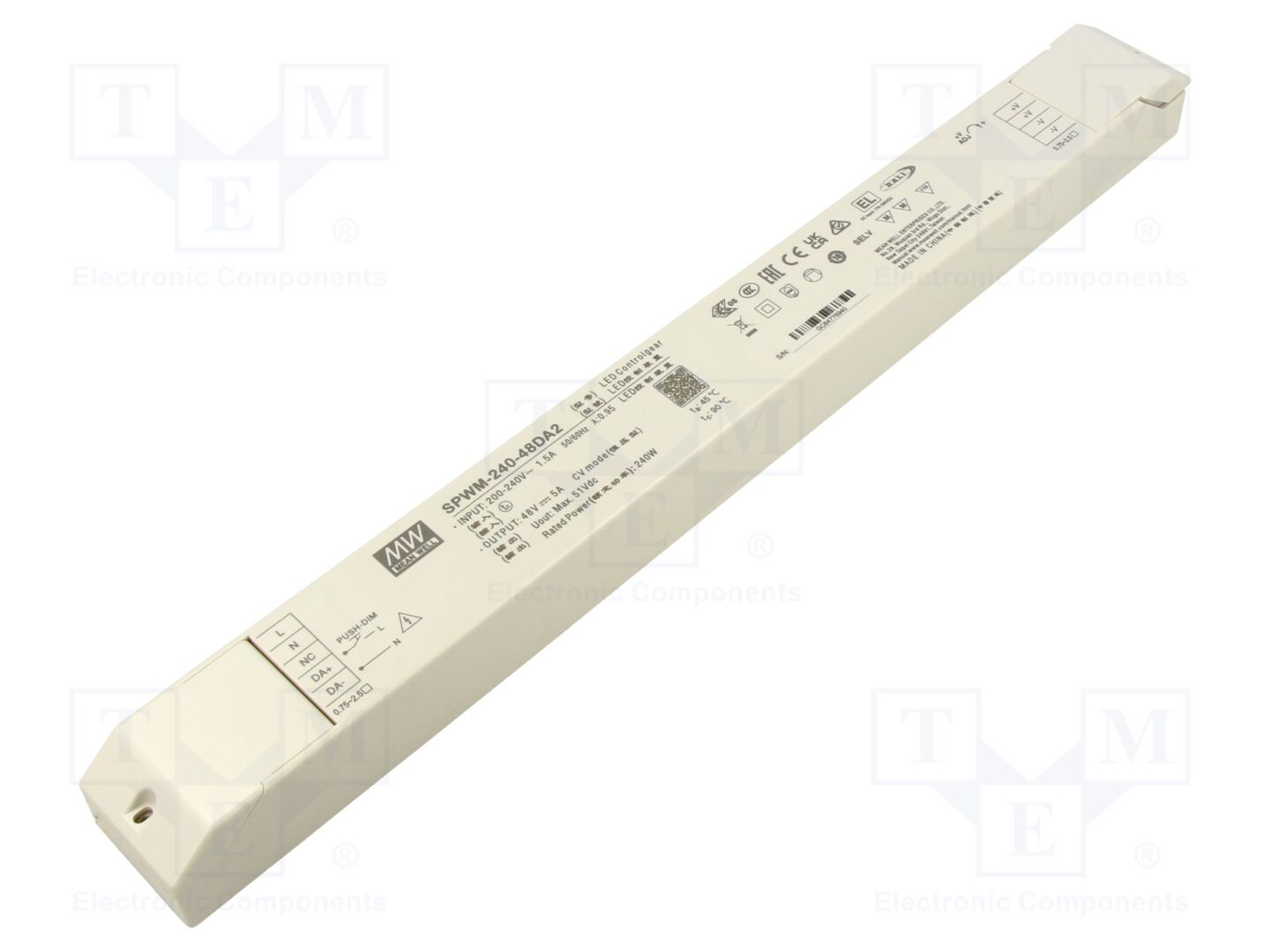 MEAN WELL SPWM-240-48DA2 LED-teholähde 240W