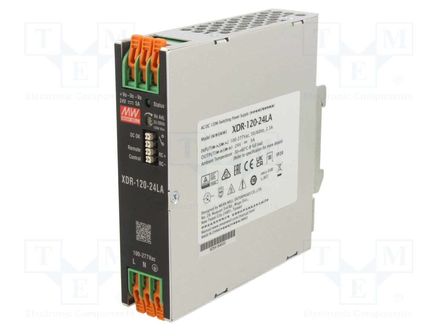 MEAN WELL XDR-120-24LA Teholähde 120W