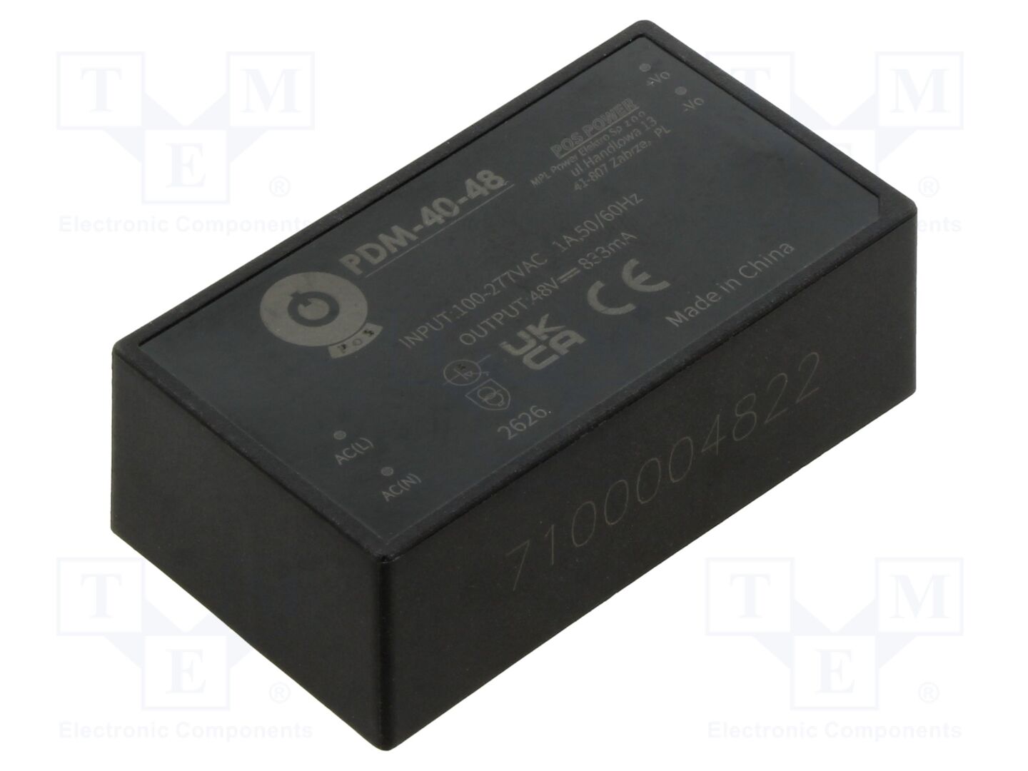 POS PDM-40-48 AC/DC-muunnin 40W