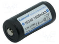 KEEPPOWER ICR16340-100PCM Ladattava akku 3.7V