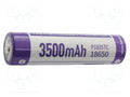 KEEPPOWER ICR18650-350PCMUSB Ladattava akku 3500mAh