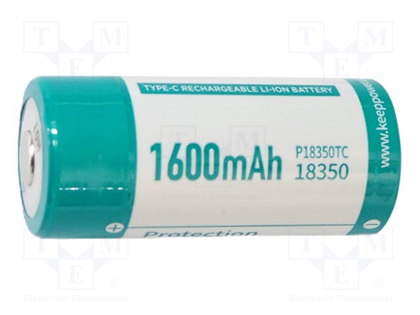 KEEPPOWER ICR18350-160PCMUSB Ladattava akku 3.6V