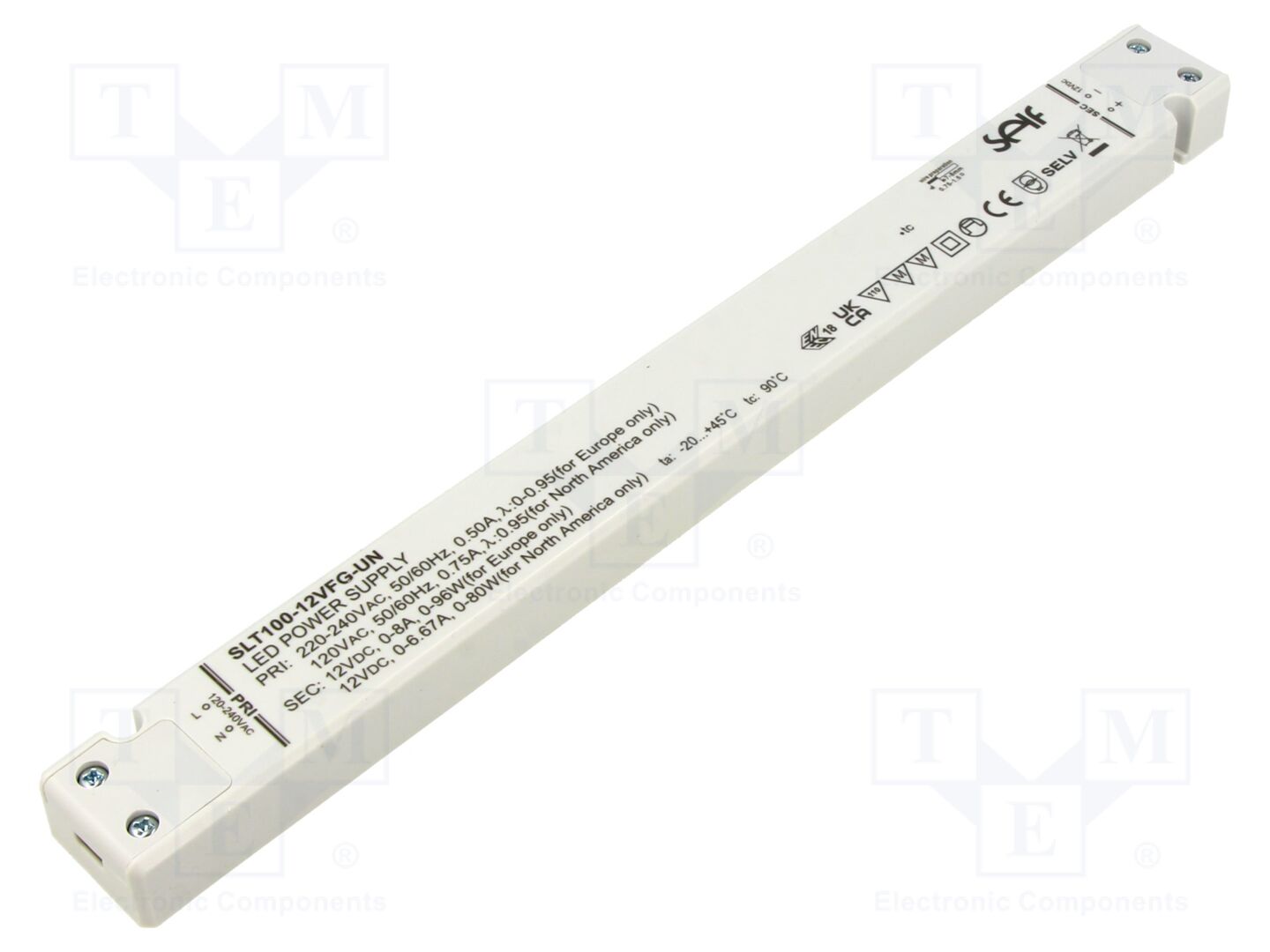 SELF SLT100-12VFG-UN LED-teholähde 12V
