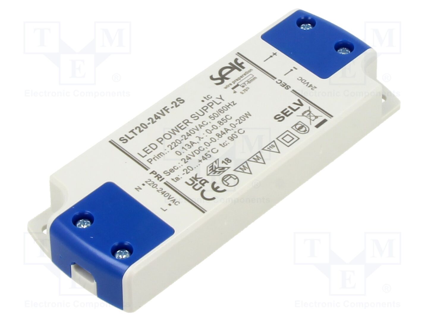 SELF SLT20-24VF-2S Hakkuriteholähde 20W, 24VDC